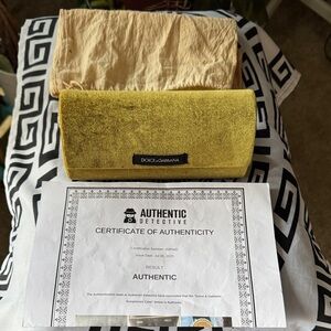 Dolce & Gabbana Yellow Sunglasses Case